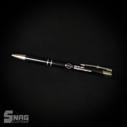 Custom laser engraved ball point pen