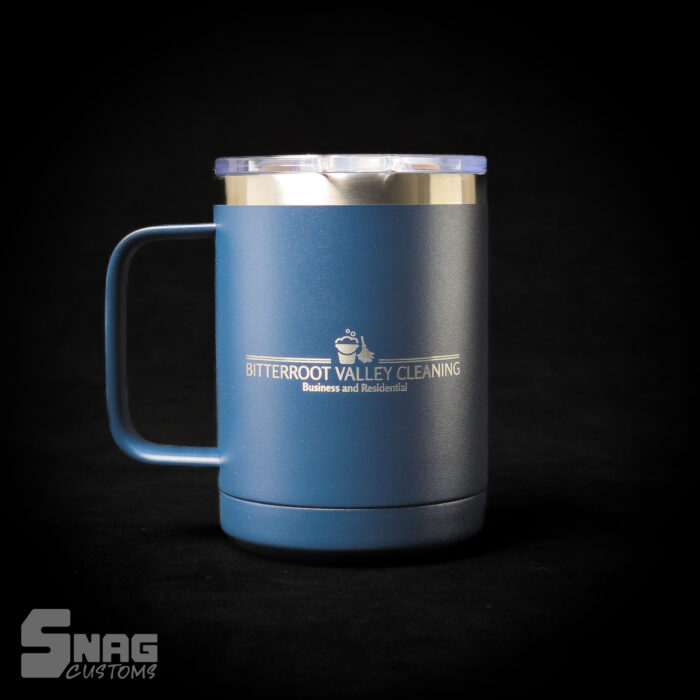 laser engraved 15oz polar camel powder coated stainless steel mug