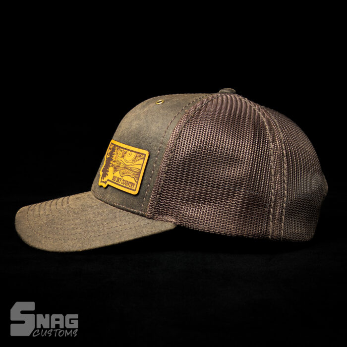 Montana Big Sky Country Leather patch hat